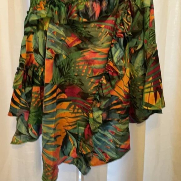 Romeo + Juliet Tropical Dress - Multi-Colored Print - M - NWT - Picture 6 of 7